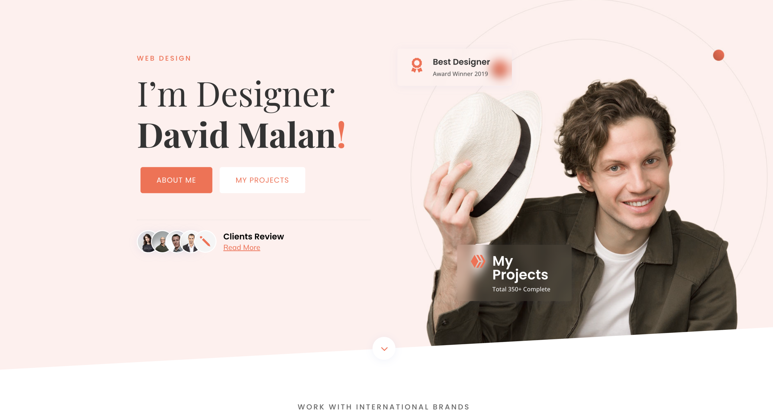 Maquette site Freelancer